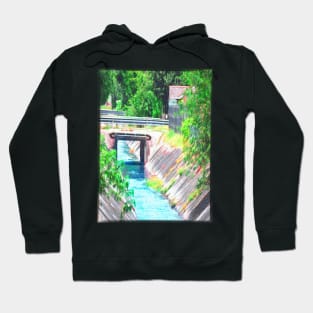 Water Canal (Impressionistic) Hoodie